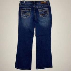 Rock & Roll Cowgirl Jeans Embellished Pockets 28 X 30